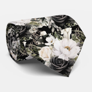 Special Occasion Floral Neck Tie Modern & Formal