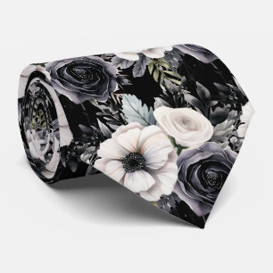 Special Occasion Floral Neck Tie Modern & Formal
