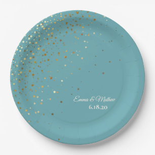 Special Occasion Personalised Petite Stars Paper Plate