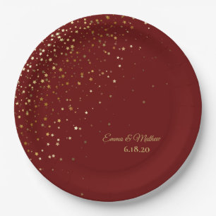 Special Occasion Personalised Petite Stars Paper Plate