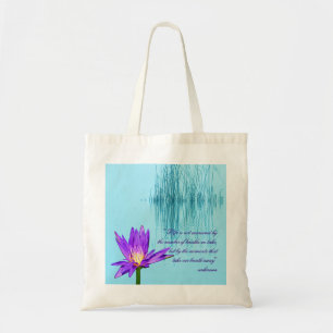 Special Occasion Purple Water Lily Budget Totes