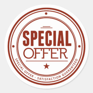 Special Offer Classic Round Sticker