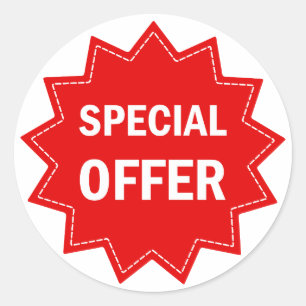 Special Offer Sale Classic Round Sticker