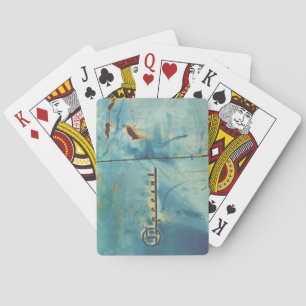"Special" Old Rusty American Car Details Playing Cards