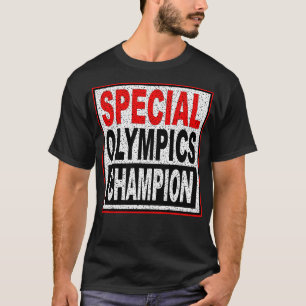 Special Olympics Champion Athlete Athletics T-Shirt