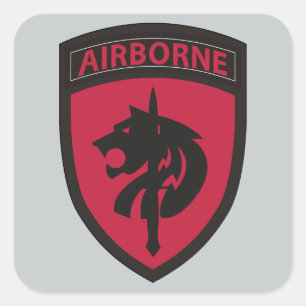 Special Operations Command Africa Square Sticker