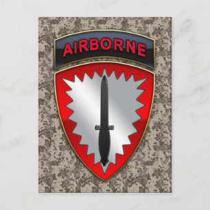 Special Operations Command Europe SSI Postcard