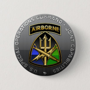 Special Operations Command – Joint Capabilities 6 Cm Round Badge