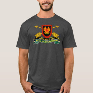 Special Operations Command Sine Pari Flash w Br Ri T-Shirt