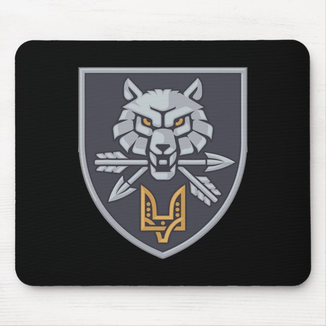 Special Operations Forces Command Ukraine Ukrainia Mouse Mat (Front)