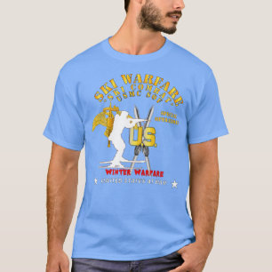 Special Operations Ski Warfare Ski Combat Winter W T-Shirt