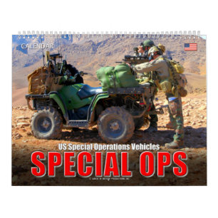 SPECIAL OPS - US Special Operations Vehicles Calendar