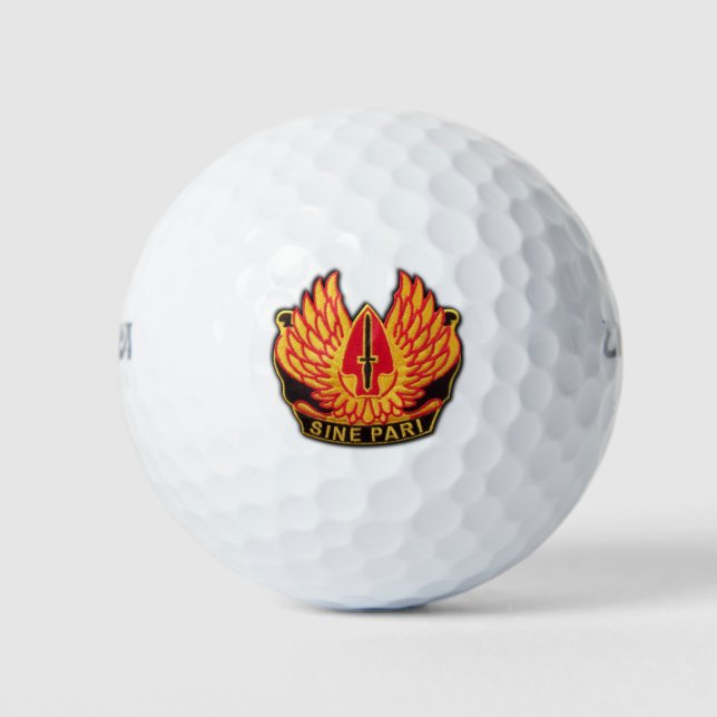 Special ops usasoc soc sof veterans vets patch golf balls (Front)