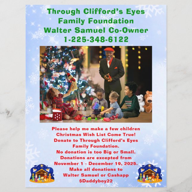 Special Order Christian Donation Flyer (Front)