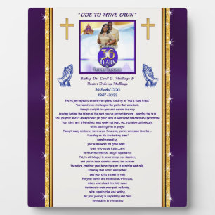 Special Order, Christian Plaque with Karen's Poem