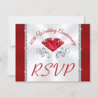 Special Order Ruby, 40th RSVP Cards, Alice