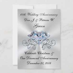 Special Orders 60th Anniversary Invitations Pat