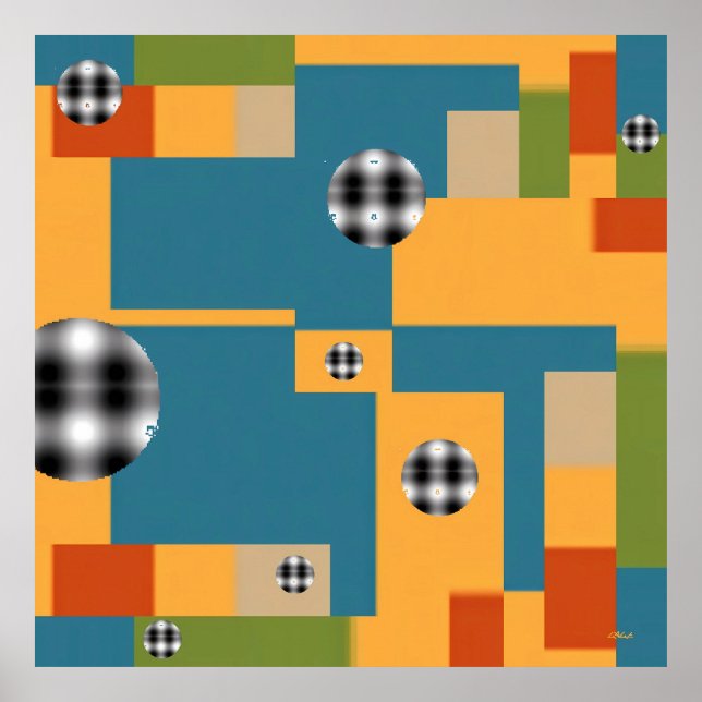 Special People - Ken Gauge Abstract Art Poster (Front)