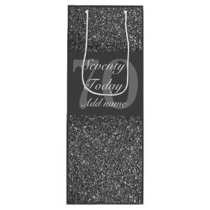 special personalised age birthday gift bag 70th