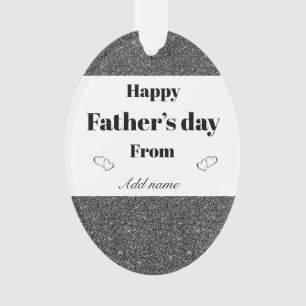 Special personalised father’s day ornament gift