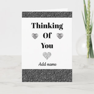 Special personalised thinking of you card