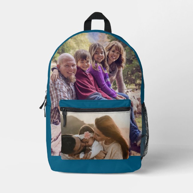 Special Photo Collage Printed Backpack (Front)