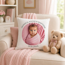 Special Photo Girl's Baptism Favour