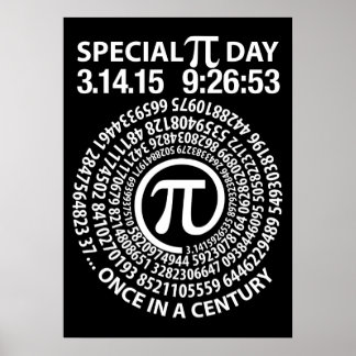 Special Pi Day 2015, Spiral Poster