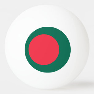 Special ping pong ball with Flag of Bangladesh