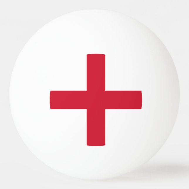 Special ping pong ball with Flag of England (Back)