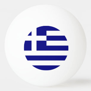 Special ping pong ball with Flag of Greece