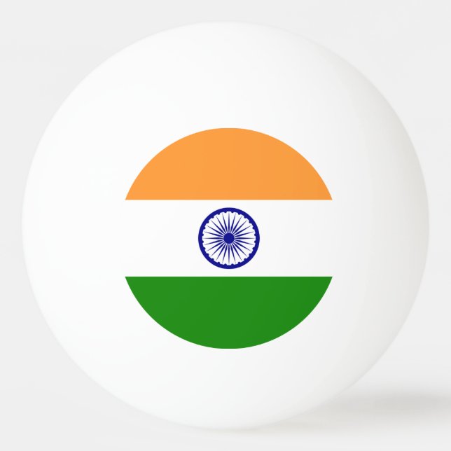 Special ping pong ball with Flag of India (Back)