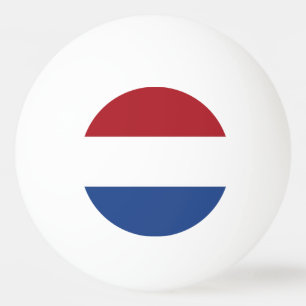 Special ping pong ball with Flag of Netherlands