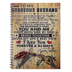 Special Present For Dad   To My Husband Letter   Notebook