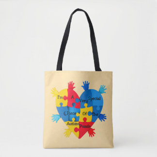 Special Puzzle Piece Tote Bag