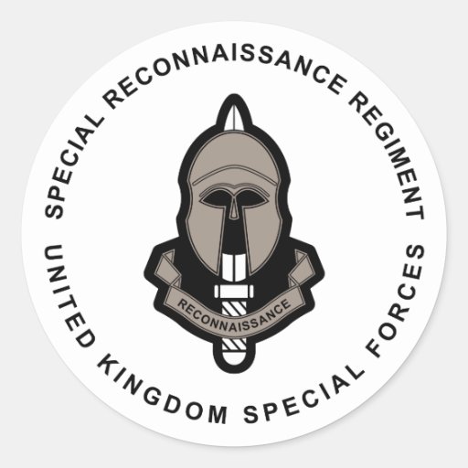 Special Reconnaissance Regiment Round Sticker | Zazzle