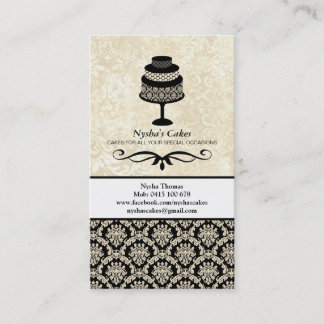 Special Request for Nysha's Cakes Business Card