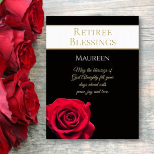 Special Retiree! Retirtement blessings custom Card