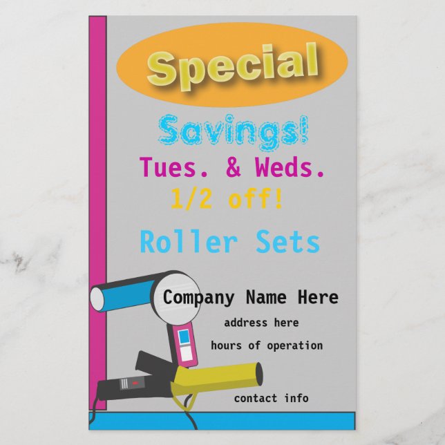 Special Savings! Flyer (Front)