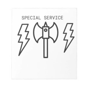 Special Service Notepad