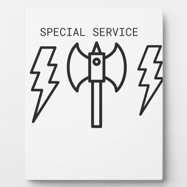 Special Service Plaque (Front)
