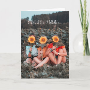 Special Sisters Bond That Can't be Broken Sister Card