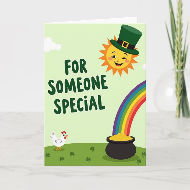 Special St Patricks Day Card (Front)