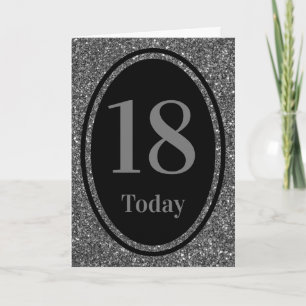 Special stylish by year birthday card 18th
