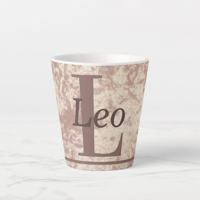 Special stylish Leo star sign mug cup gift  (Front)