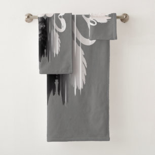 " Special Swan" Bath Towels Set