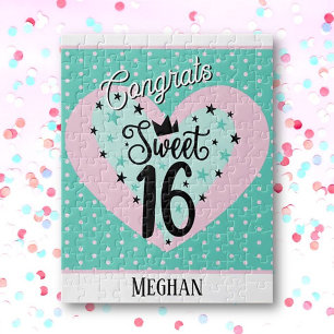 Special Sweet 16 Birthday Jigsaw Puzzle