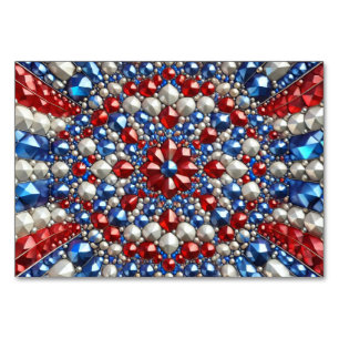 Special table card with Netherlands Colours