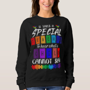 Special Teacher Autism Awareness Teacher Sweatshirt