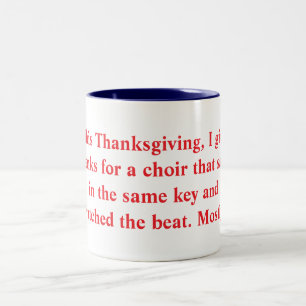Special thanksgiving mug for organists